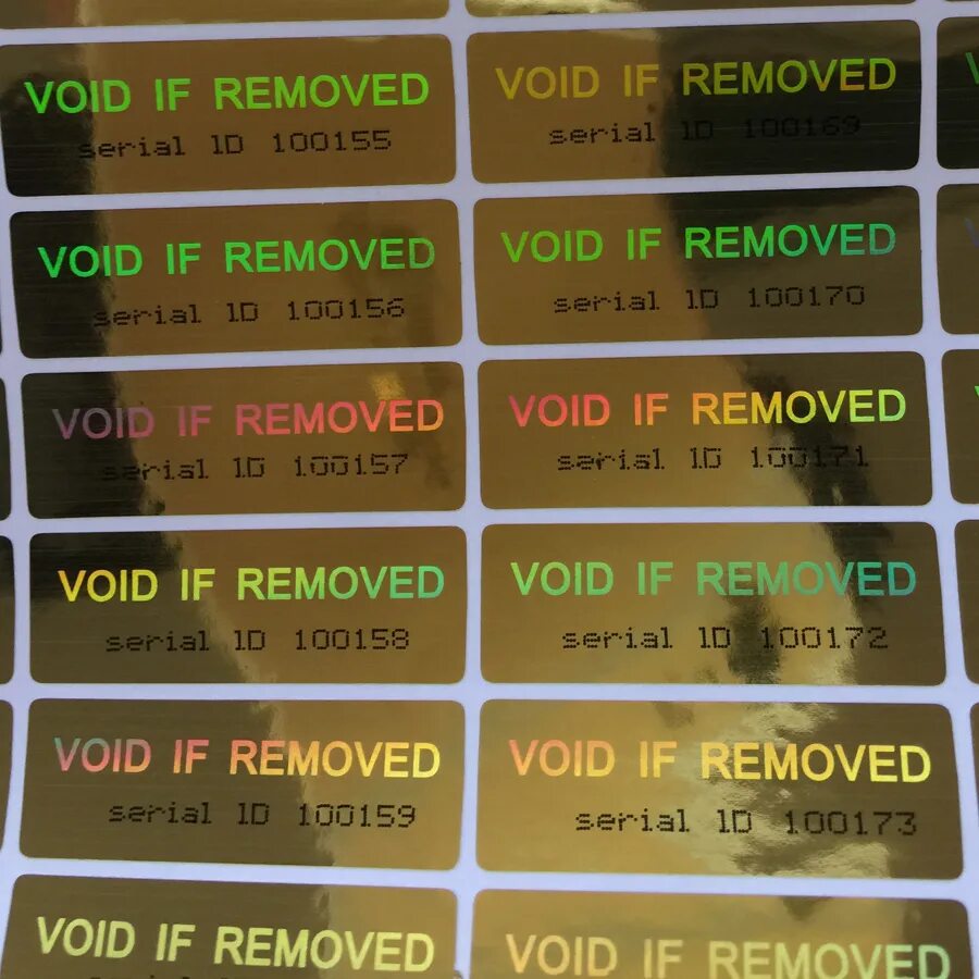 Void if removed