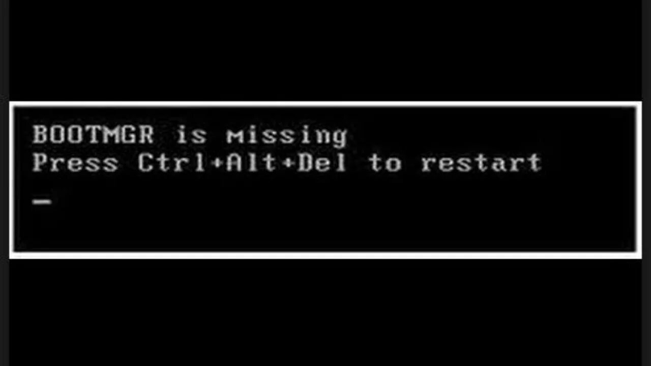 Bootmgr is missing Press Ctrl+alt+del to restart. Ошибка bootmgr is missing Press Ctrl alt del. Bootmgr is missing Press. A Disk read Error occurred Press Ctrl+alt+del to restart. Press to reboot