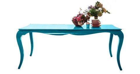 Blue table
