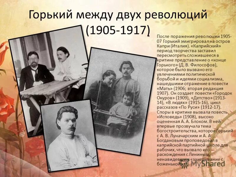 Кем был отец горького. Кем был отец горького