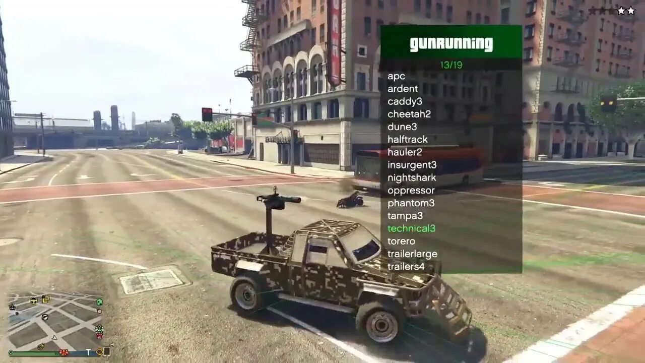 Чит код в гта 5 на технику