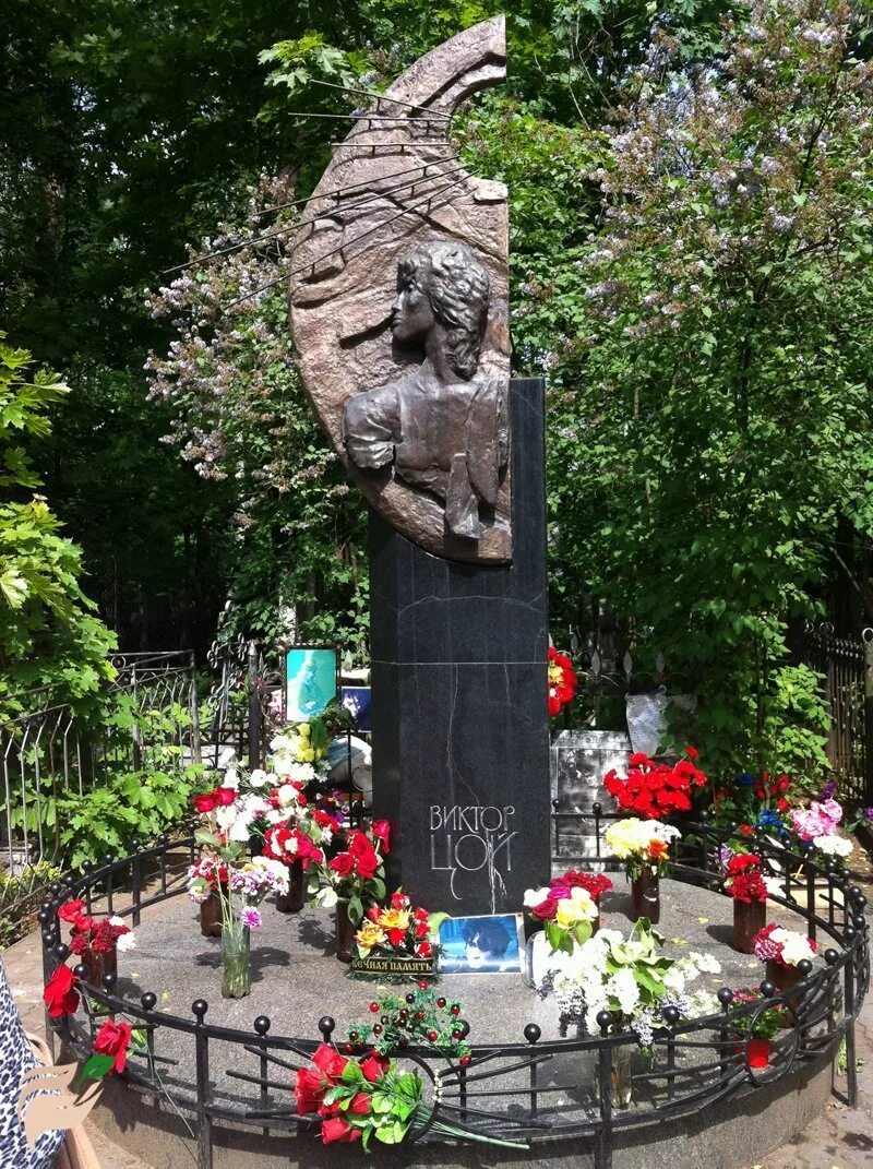 Могила цоя в петербурге. Могила виктора цоя на богословском кладбище. санкт-петербург богословское кладбище памятник виктору цою.