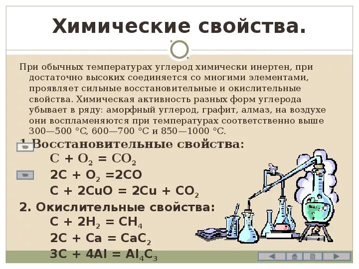 Углерод со2 реакция. Химические свойства углерода адсорбция 9 класс. Химические свойства углерода формулы. Химические свойства простого вещества углерода. Химические свойства углерода 2 и 4.