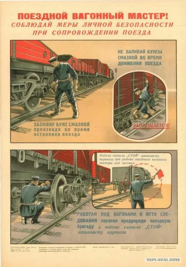 Рабочее движение поездов. Советские плакаты по ТБ. Плакаты по технике безопасности на железной дороге. Плакат по технике безопасности на ЖД. Старые плакаты по технике безопасности.
