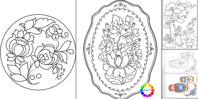 палехская роспись рисунок раскр