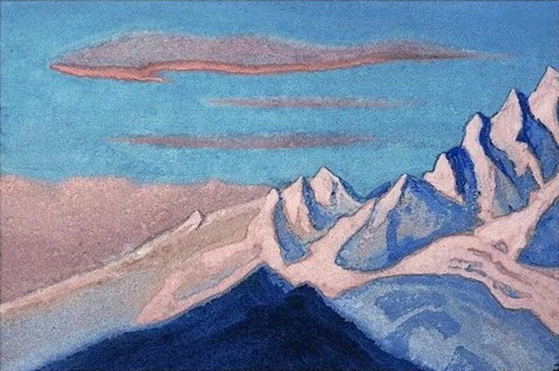 Л рерих. Картины н рериха гималаи.