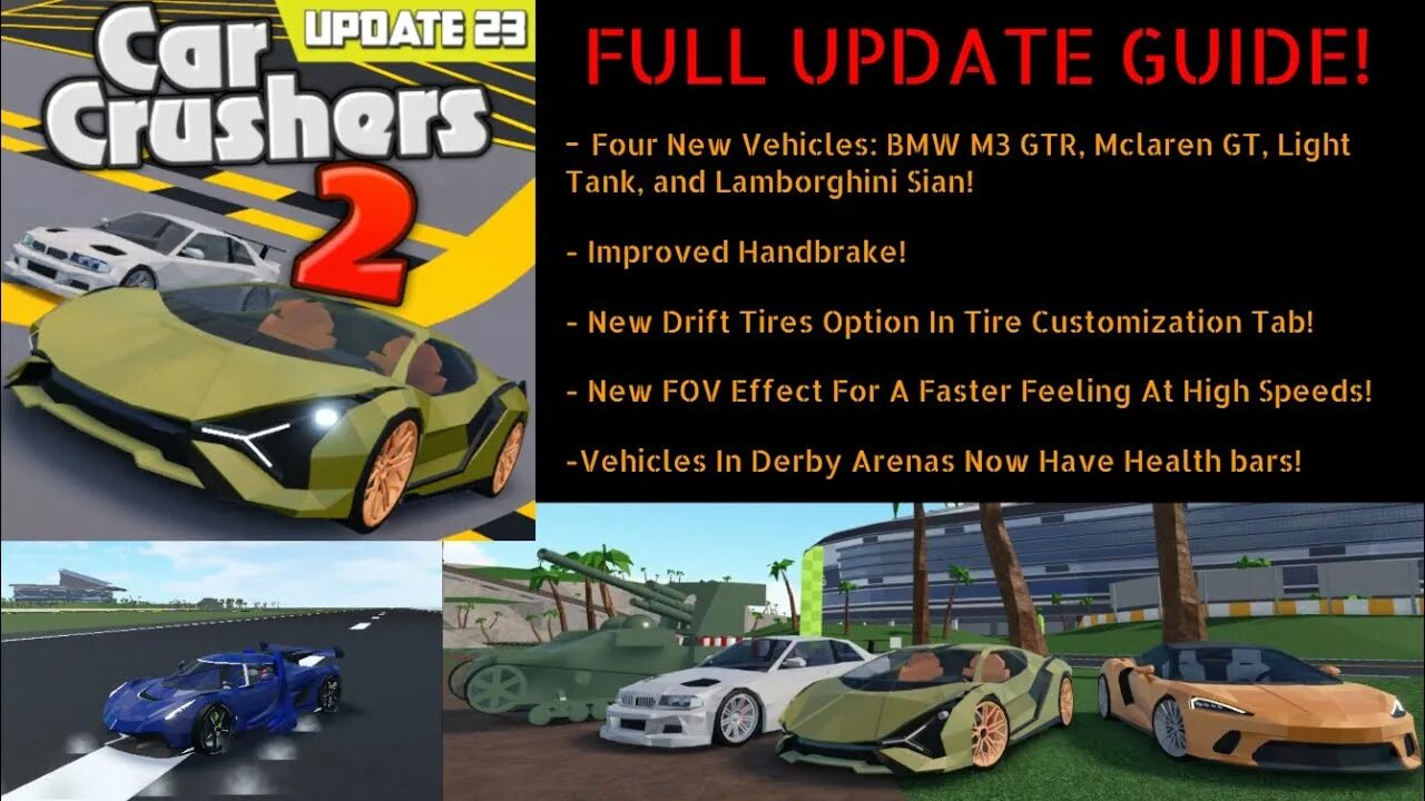 23h2 update. Car crushers 2. Car crushers 2 updates. Car crushers 2 (update 2). Car crushers 1 Roblox.