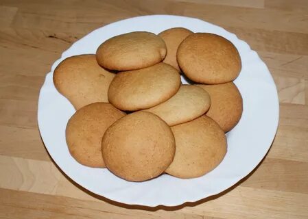 Круглые песочные печенья