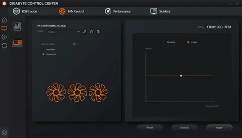 Gigabyte control center