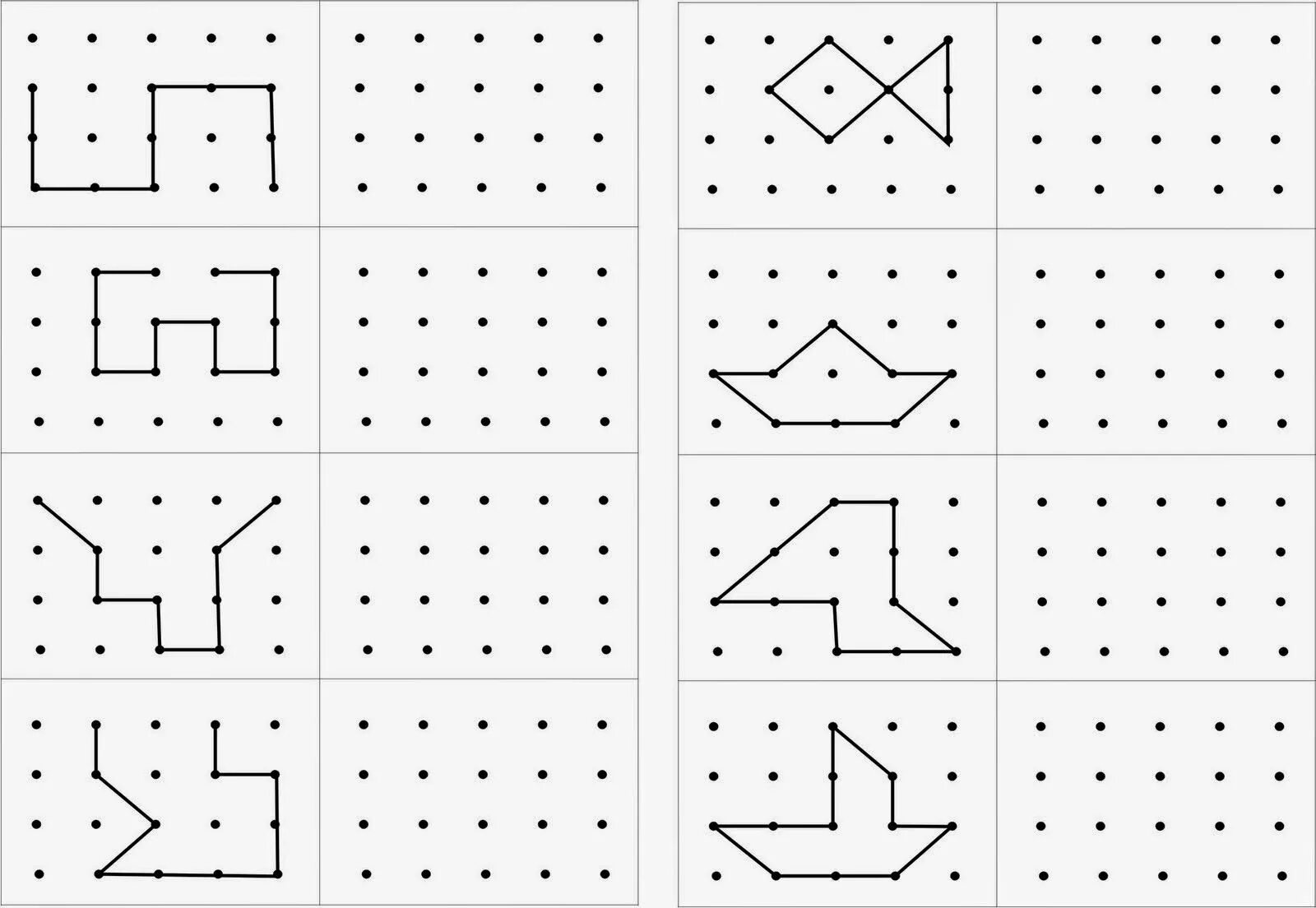8 лет повтори. Тренажер для моторики и внимательности повтори по точкам. Заданияидля дошкольников. Задания для дошкольников. Повтори по образцу для дошкольников.