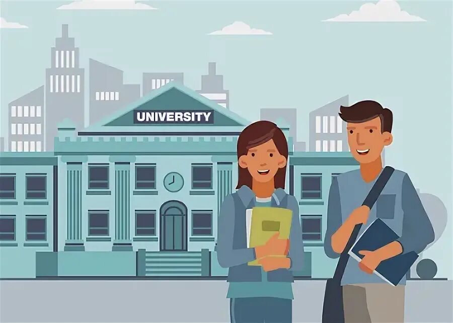 Школа Сток фото вектор рисунок. University guide