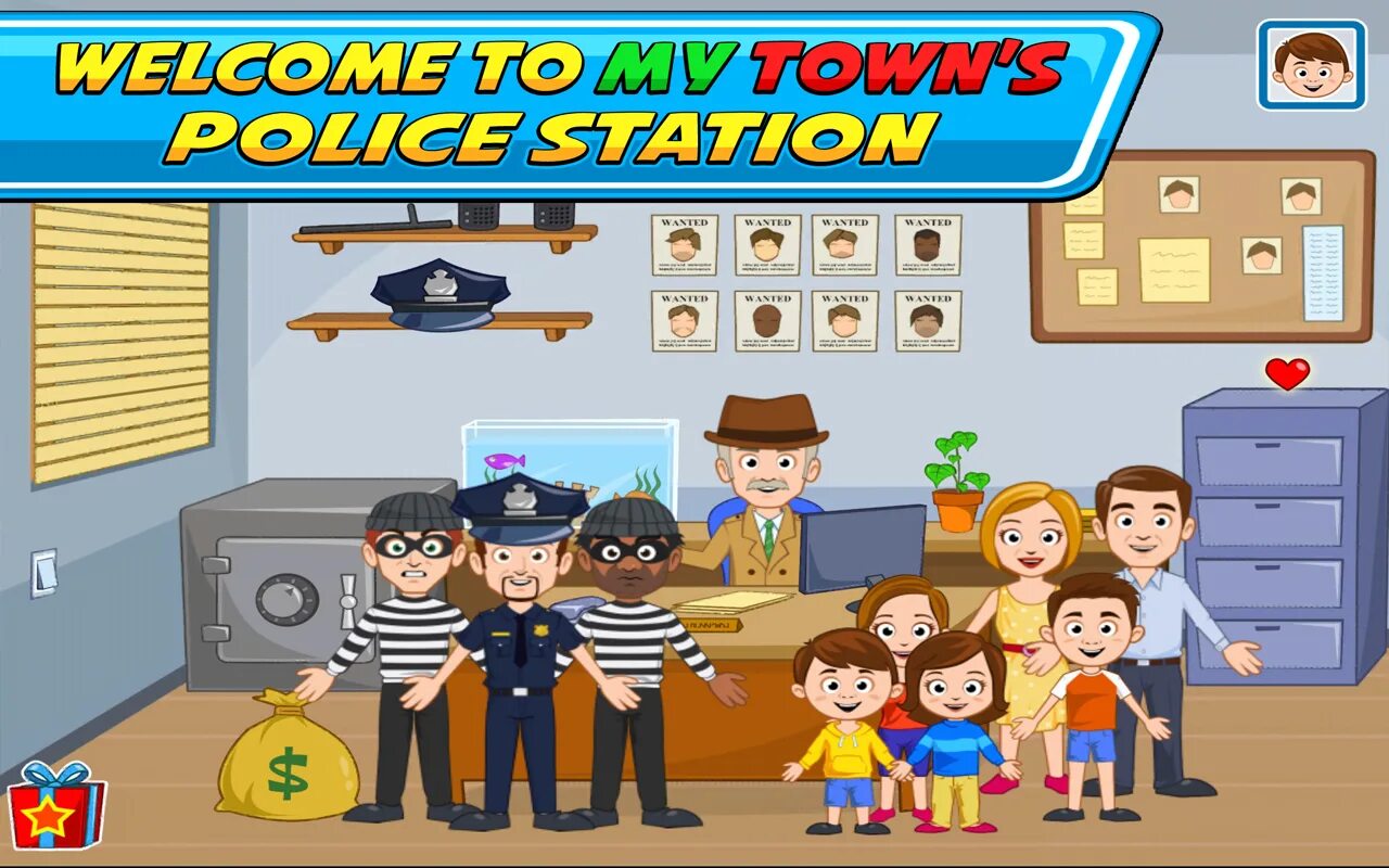 Игра мая детям. Игра полицейский участок. Police Station для детей. Игра в полицию для детей. Игра my Town.