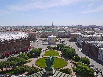 Работа колоннады исаакиевского