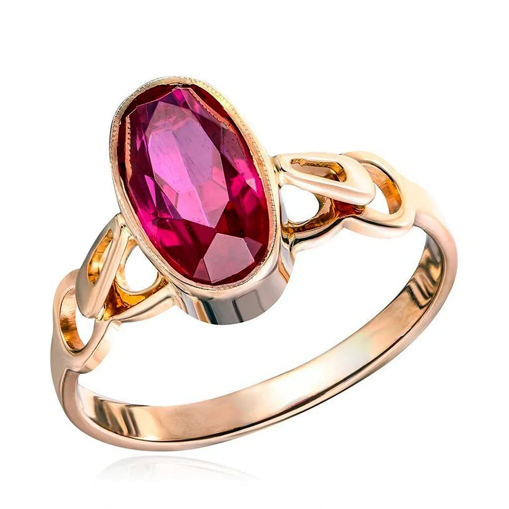 Floral Rose Gold Ring with Diamond Accents