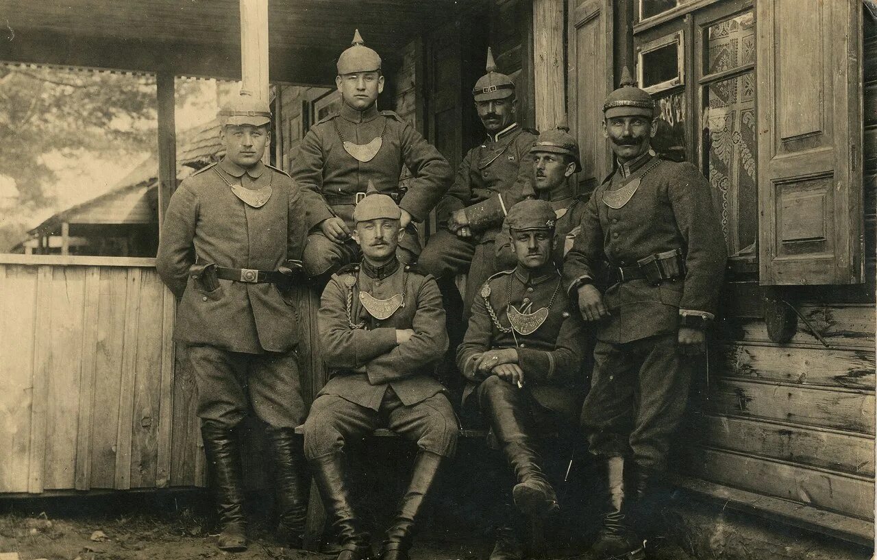 Во время первой мировой войны. Германская армия ПМВ.