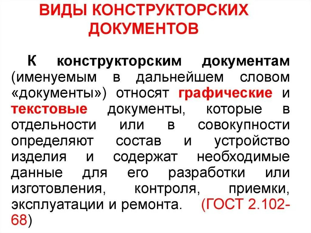 Типы кд
