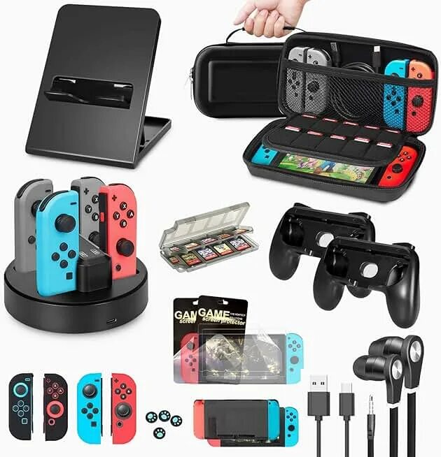 Свитч аксессуары. Nintendo Switch аксессуары. Nintendo Switch Accessories. Кейс с экраном для Нинтендо свитч. Switch Accessories.