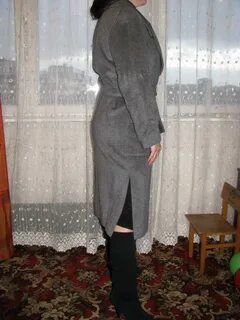 Пальто с разрезами