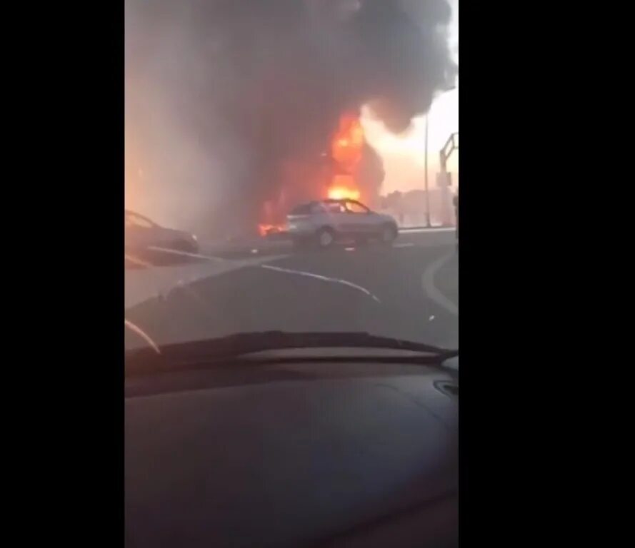 Взрыв бензоколонки на трассе. Васюринская пожар. Новости краснодарского края взрыв