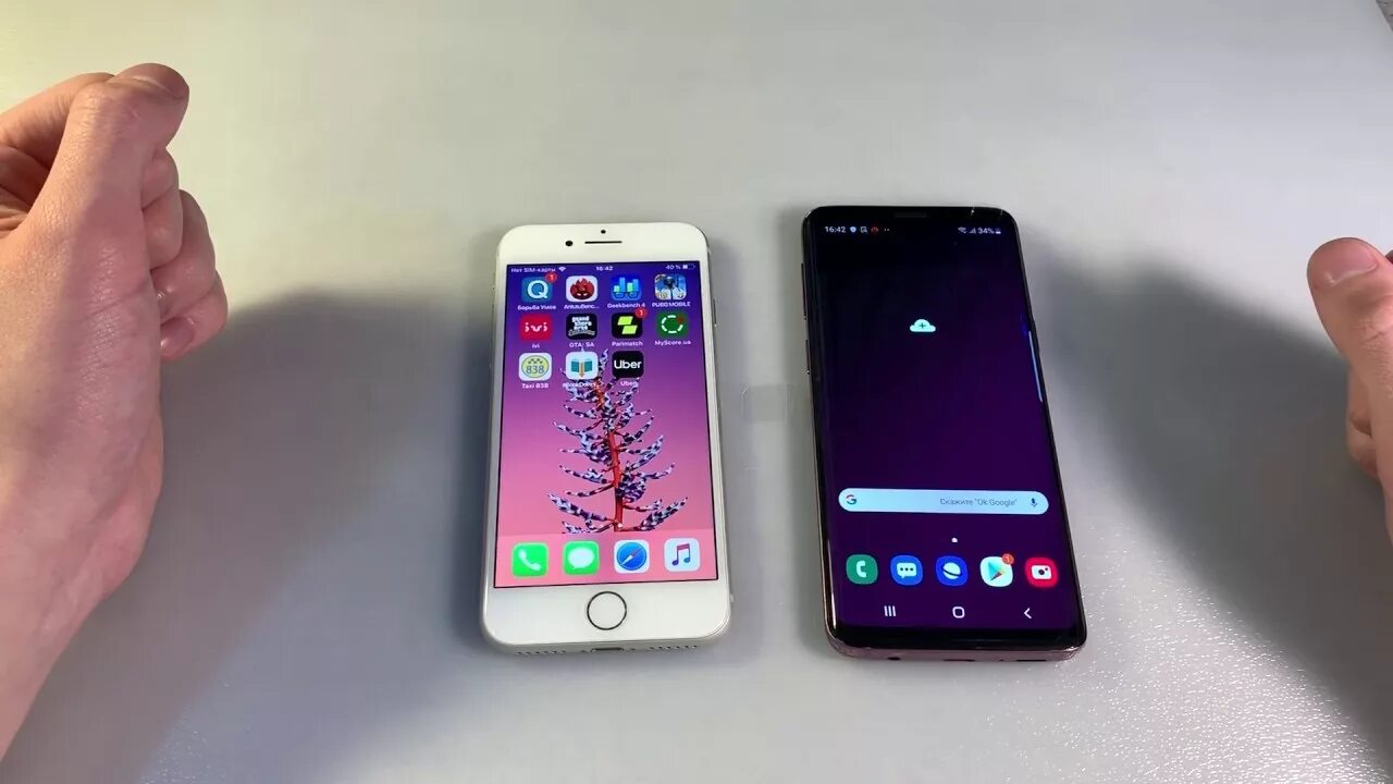 Samsung s9 сравнение. Самсунг с9 айфон 8. Самсунг s9 и айфон 8. Samsung 8 iphone 8. Galaxy s8 vs s9.