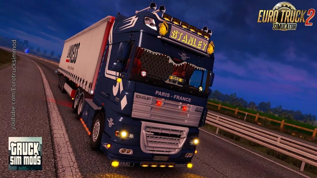 Мод етс 2 даф 105. Daf xf 105 ets 2. даф хф 105 етс 2. шторки для даф 105 етс 2. daf xf 105 ets 2 1.43.