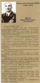 Начальник разведки список