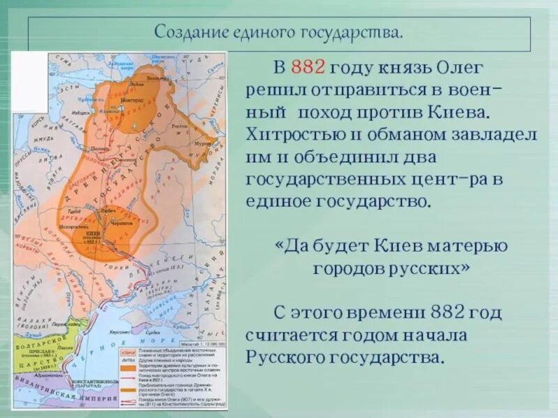 Образование древнерусского государства олегом. Князь олег объединение государства. границы древнерусского государства 882 год. 882 год поход олег князь киевский. 882 год событие на руси 6 класс.