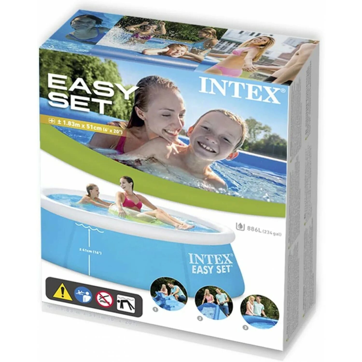 Бассейн intex 28101. Intex easy set 183x51. бассейн надувной 183*51 см intex 28101. бассейн intex easy set 28101/54402 183х51см.