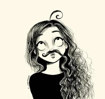 Прикольные нарисованные девушки