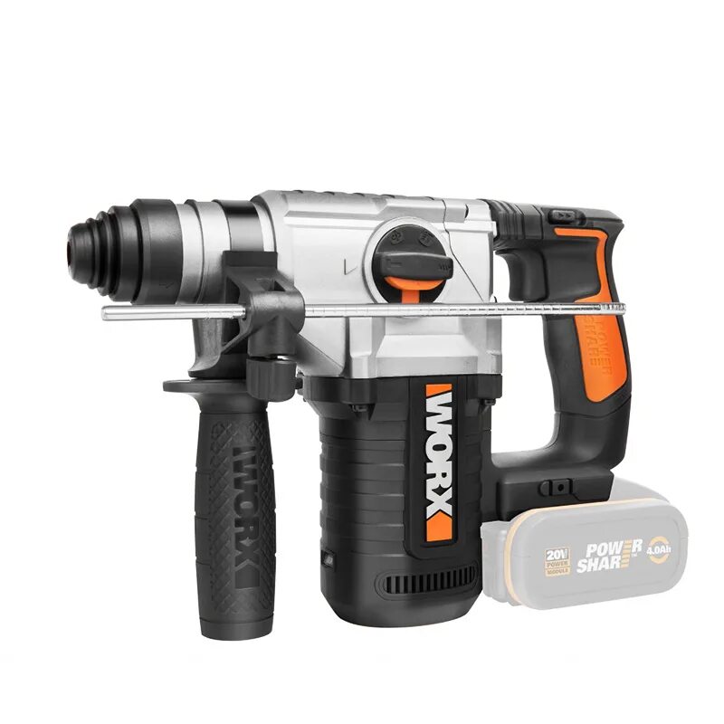 Аккумуляторный перфоратор отзывы. Перфоратор Worx wx392. Перфоратор Worx WX392.9. Worx перфоратор аккумуляторный. Перфоратор аккумуляторный Worx WX392.9 20 В.