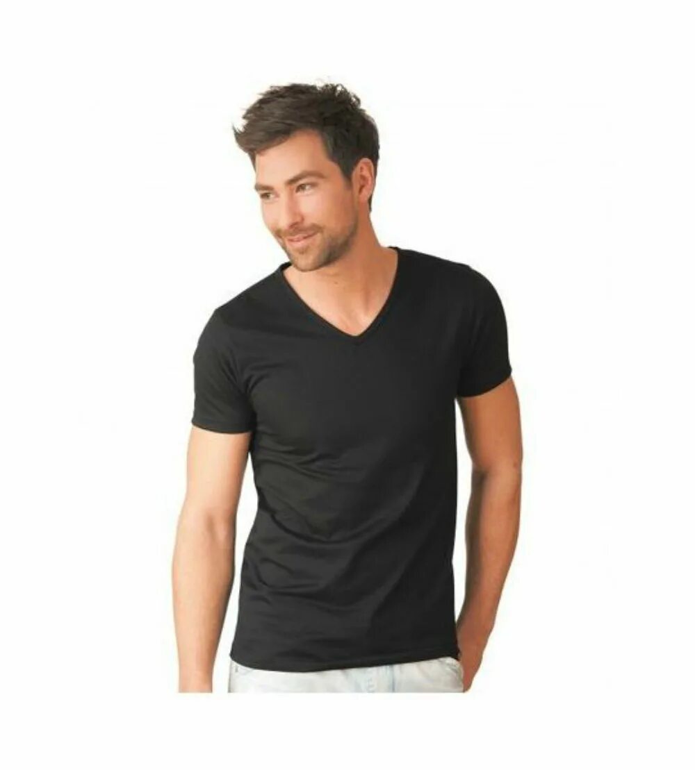 V образный вырез на футболке. футболка мужская черная с вырезом. майка с вырезом. Slim fit t shirt. V образные майки.