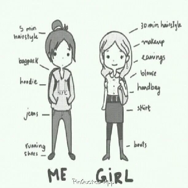 Other girls me. Me you other girls. Boy opposite girl cartoon. Cartoon girl and boy sitting opposite each other.