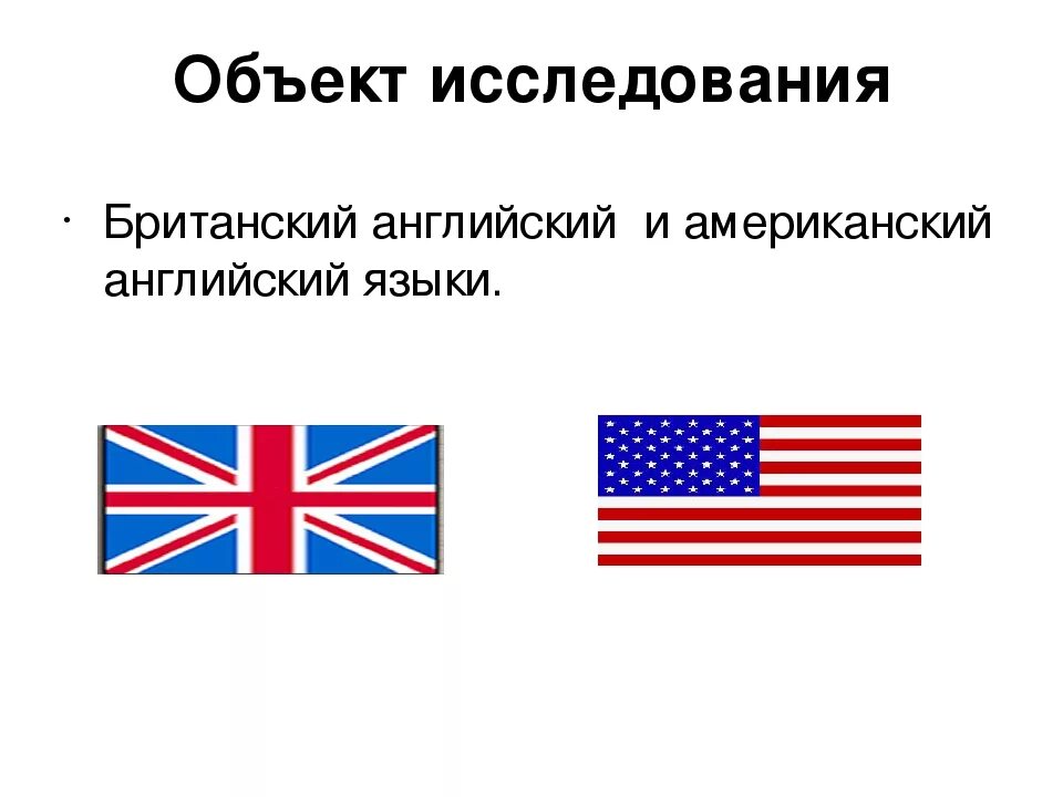 Страна изучаемого языка россия. Различия между британским и американским. Британский и американский английский различия. Британский вариант английского языка. Американский вариант английского языка.