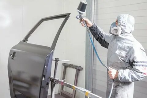 Покраска двери автомобиля