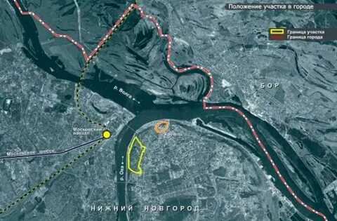 Карта оврагов нижний новгород
