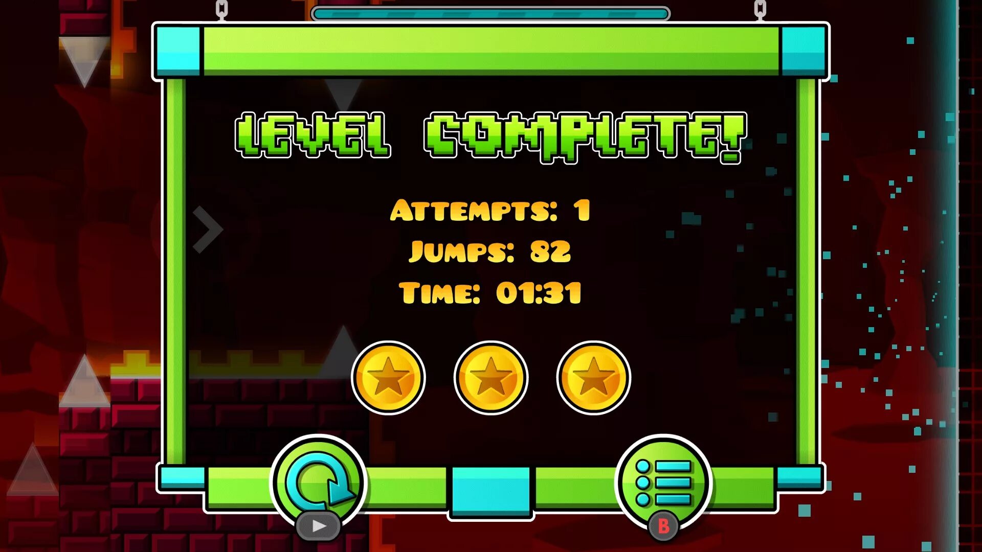 Поиграть в geometry. Geometry dash 1 уровень. уровень фингердеш геометрия даш. geometry dash back on track 100. геометрия даш уровень фингер даш.