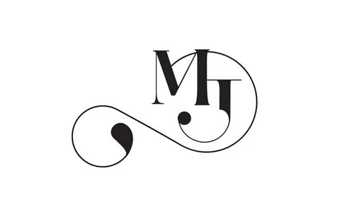 M.j Logo Design Hd / Monogram Mj Logo Design Grafico Por Greenlines.