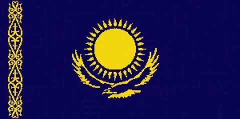 Голубой флаг казахстана