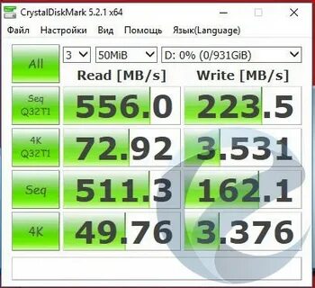 Скорость записи wd