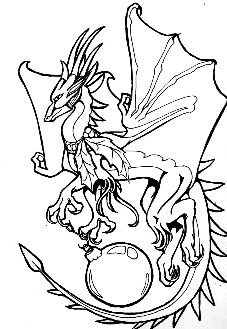 дракончик для выжигания