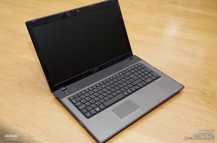 Ноутбук Acer 17.3 дюйма. Комплектация Acer Aspire 7551g. Packard Bell lm86.