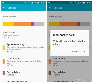 Как очистить кэш на samsung galaxy