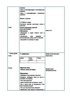 Готовый поурочный план