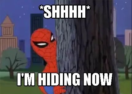 Hide now