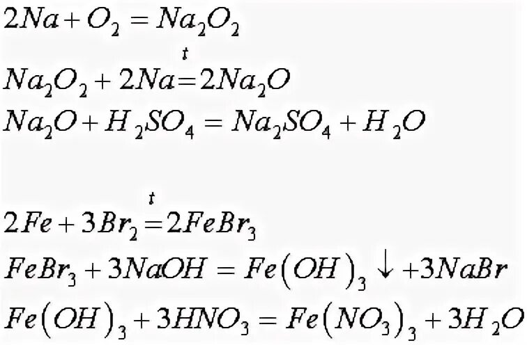 Осуществите превращения na naoh nacl na