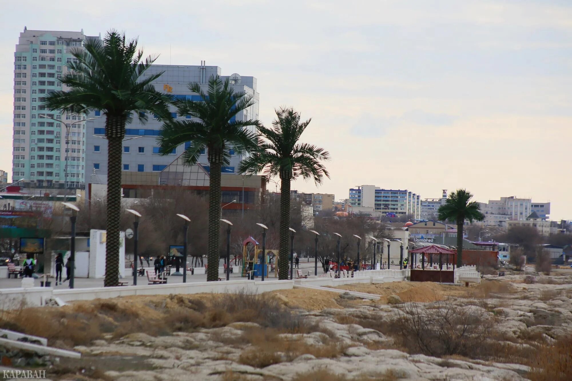 актау зимой