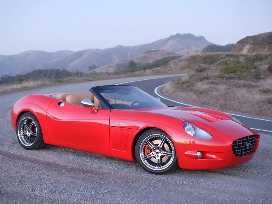 Картина на холсте 60x110 Альянс Лес "Ferrari Porsche Land" на подрамнике / интер