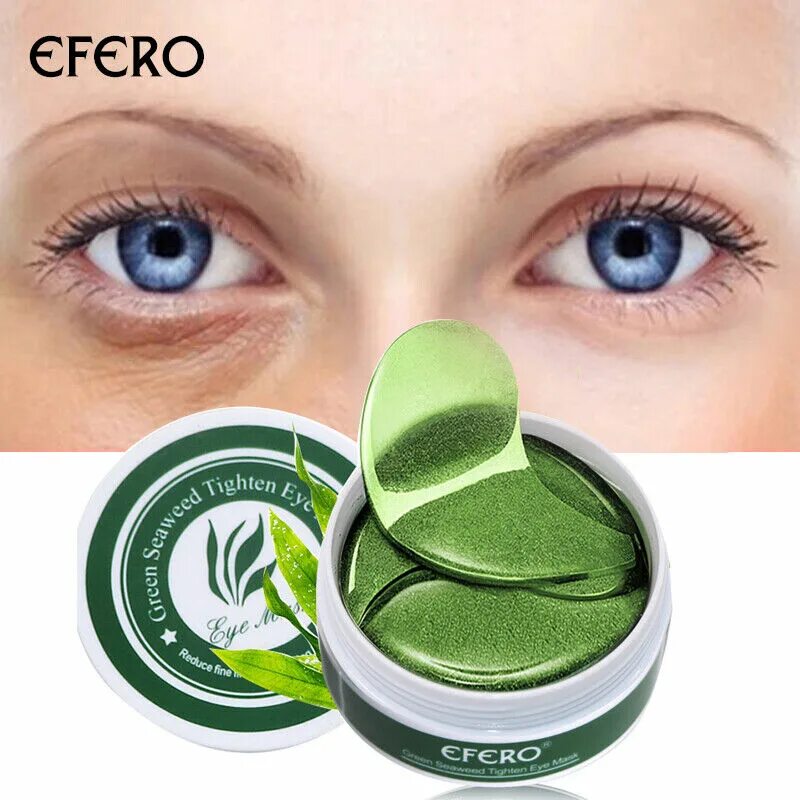 Круги под глазами купить. Патчи Green Seaweed Crystal Eye Mask. Патчи для глаз efero. Seaweed Collagen Eye Gel Mask патчи. Патчи cziran Collagen Firming Eye Mask.