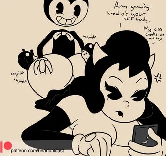alice angel, bendy the dancing demon, bendy and the ink machine, annoyed, a...