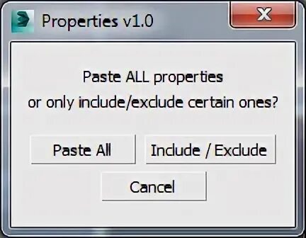 Copy properties. Copy properties